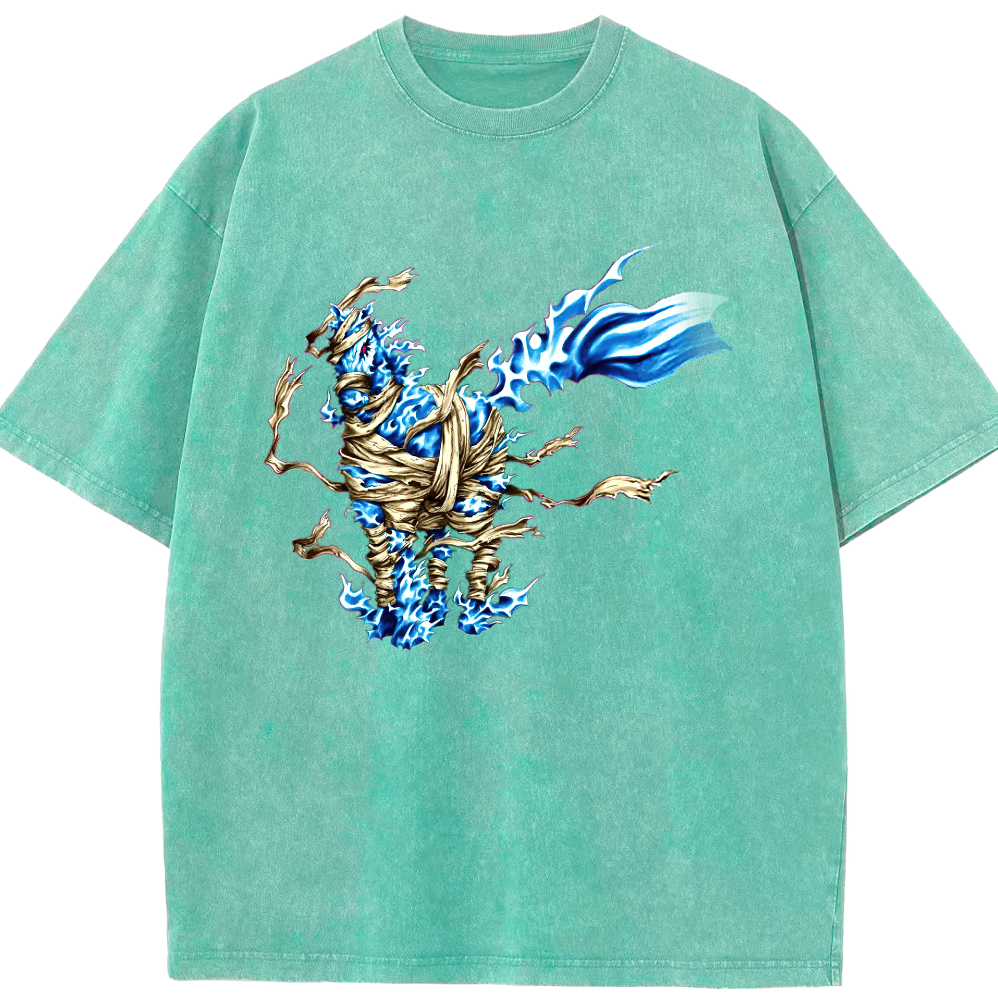 （画像用） 遊☆戯☆王 Yu-Gi-Oh! 綿100% ヴィンテージ風 半袖Tシャツ（フロントプリント）